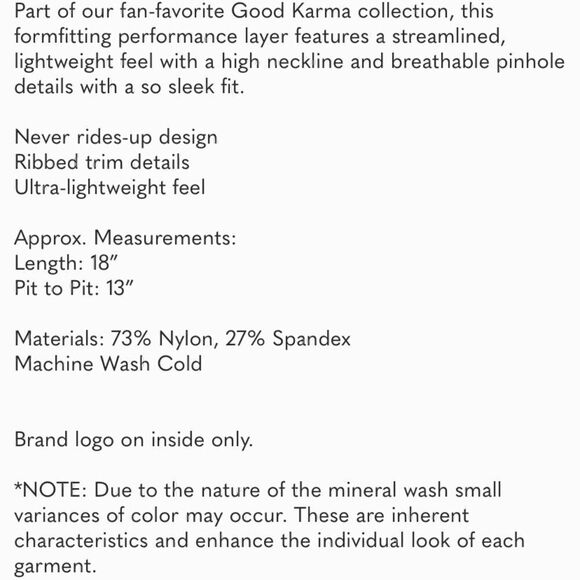 NWOT Free People Movement Good Karma High Neck Long Sleeve - Picture 4 of 5